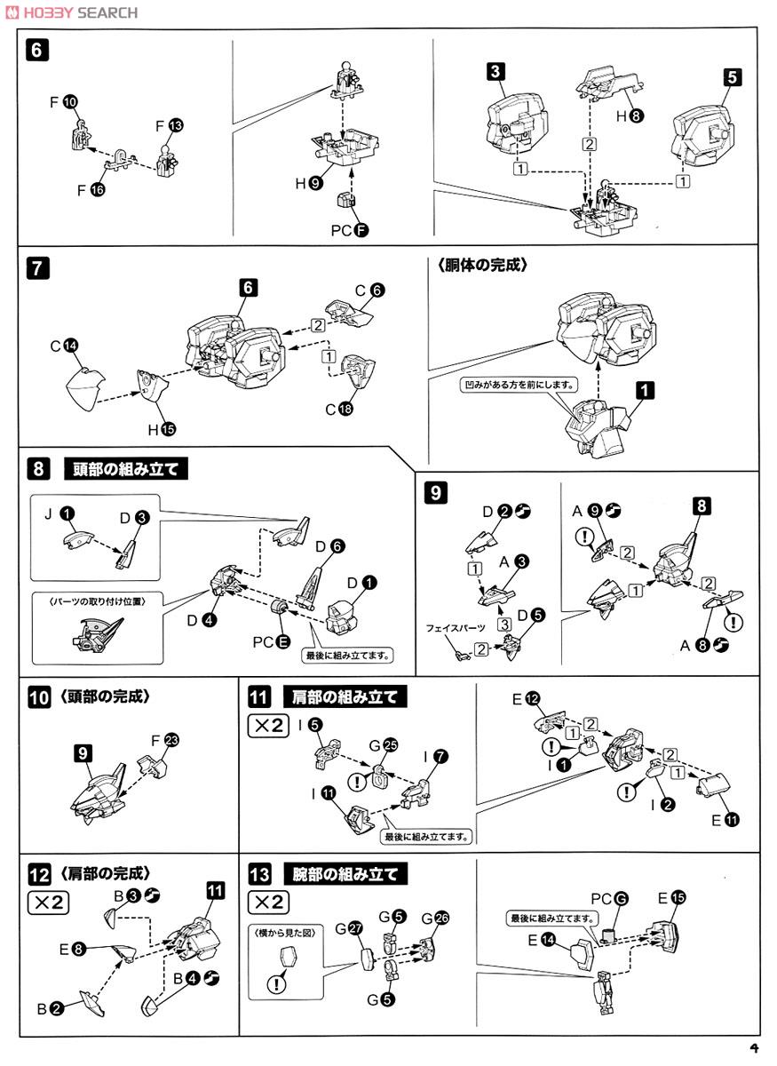 ARX-8 Laevatein (Plastic model) Assembly guide2