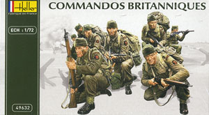 BRITISH COMMANDOS (Plastic model)