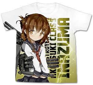 Kantai Collection Inazuma Full Graphic T-Shirt White XL (Anime Toy)