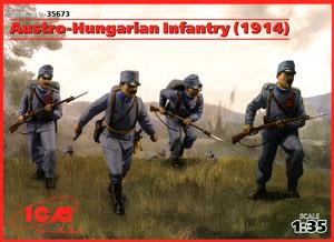 Austro-Hungarian Infantry (1914) (4 figures) (Plastic model)