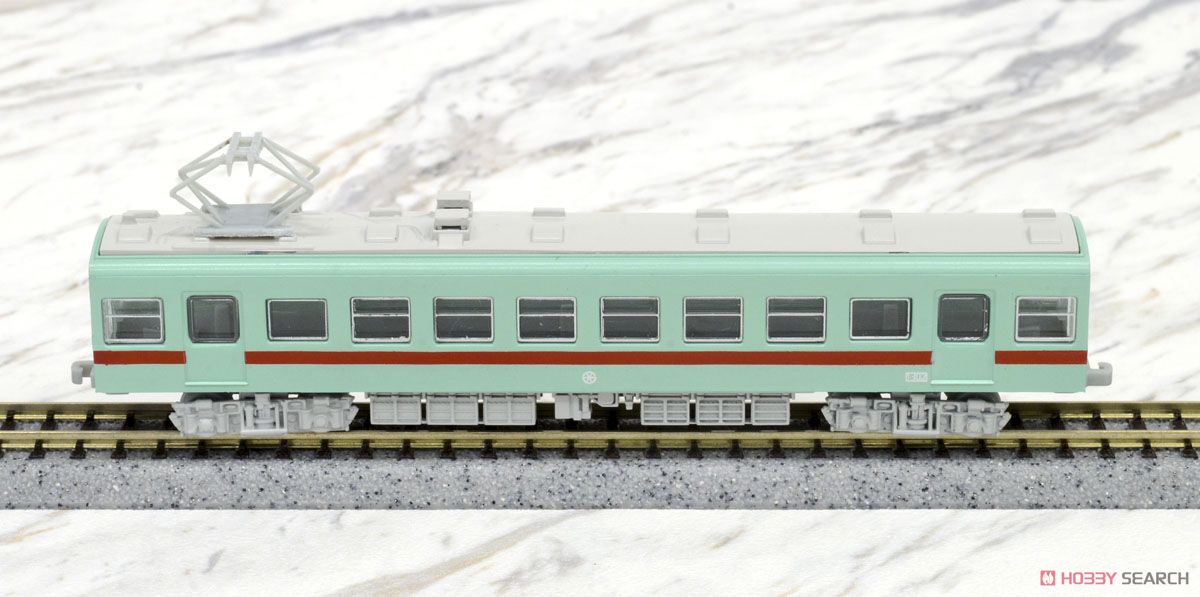 西日本鉄道 大牟田線 1300形 新塗装 (アイスグリーン) ディスプレイモデル (4両セット) (鉄道模型) 商品画像5