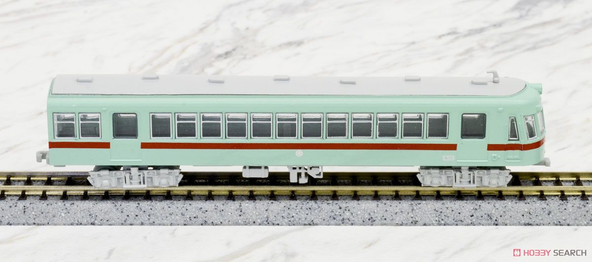 西日本鉄道 大牟田線 1300形 新塗装 (アイスグリーン) ディスプレイモデル (4両セット) (鉄道模型) 商品画像7