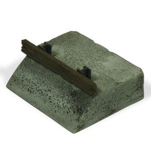 1/87 Railroad Buffer Block (Plastic model)