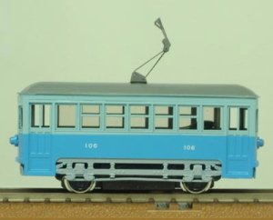 茨城交通 水浜線 木造四輪単車タイプ ボディーキット (組み立てキット) (鉄道模型)