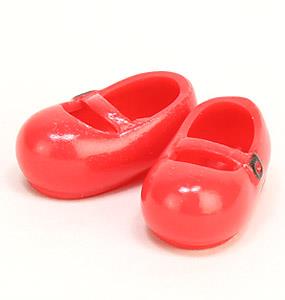 11cm Forehead Shoes w/Magnet (Red) (Fashion Doll)