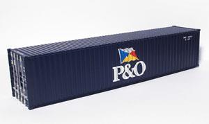 (OO) 40ft Container (P&O) (Model Train)