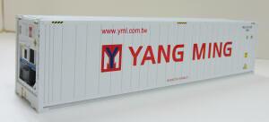 (OO) 40ft Container (YANG MING Reefer) (Model Train)