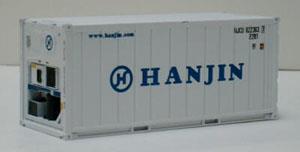 (OO) 20ft Container (HANJIN Reefer) (Model Train)