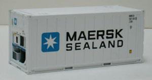 (OO) 20ft Container (MAERSK SEALAND Reefer) (Model Train)