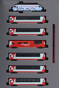 Glacier Express `UNESCO World Heritage` (UNESCO Welterbe) (7-Car Set) (Model Train)