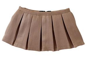AZO2 Pleat Mini Skirt set (Brown) (Fashion Doll)