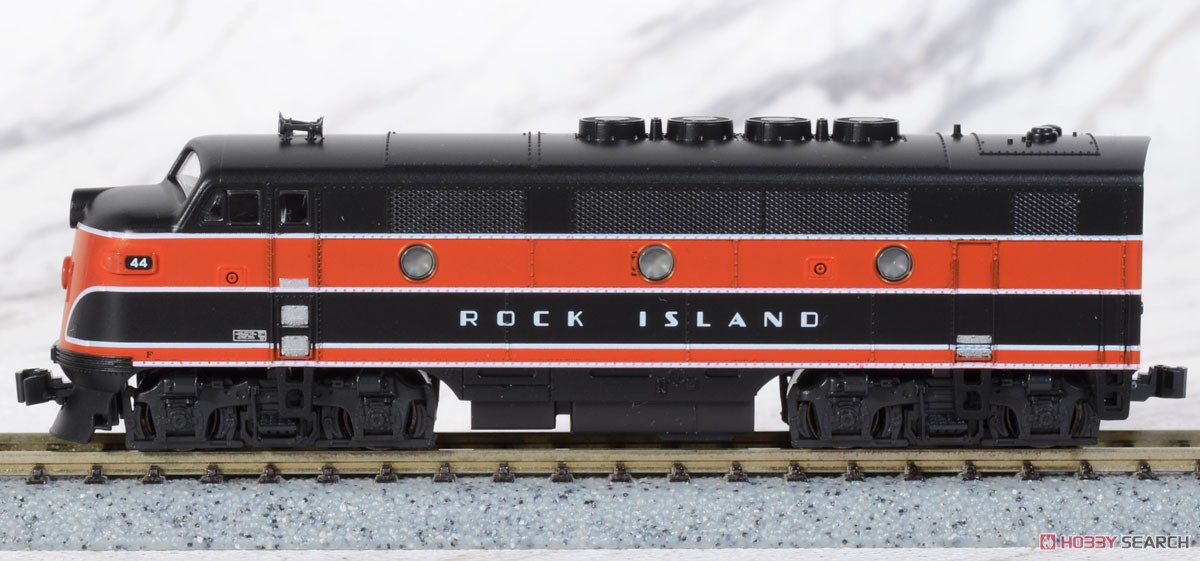 F2A 2 Locomotive Set Rock Island (ロック・アイランド) No.39/44 (黒/赤/白) (2両セット) ★外国形モデル (鉄道模型) 商品画像4