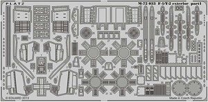 航空自衛隊 F-1用 ディテールアップエッチングパーツ (外装用) (プラモデル)