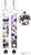 「のうコメ」×「アフィリア・サーガ」 コラボチャーム付きクリーナーストラップ コヒメ・リト・プッチ (キャラクターグッズ) 商品画像1