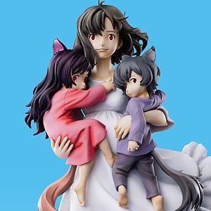 Super Figure Art Collection The Wolf Children Ame and Yuki Hana & Ame & Yuki (Completed)