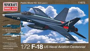 F-18 US Naval Aviation Centennial (Plastic model)