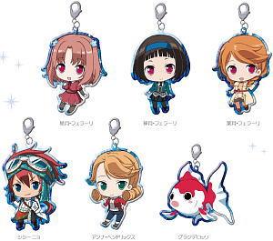Galilei Donna Trading Metal Charm Strap 6 pieces (Anime Toy)