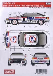 ST165 `FINA` #15 Rallye France 1991用デカール