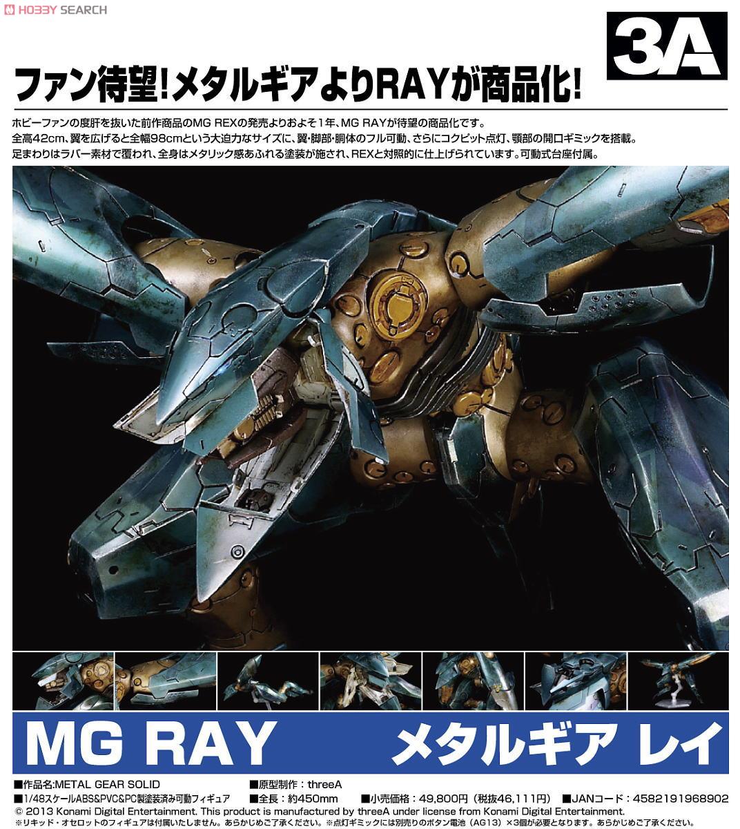 MG RAY(メタルギア レイ) (完成品) 商品画像11