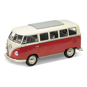 VW T1 Bus 1963 (Red) (Diecast Car)
