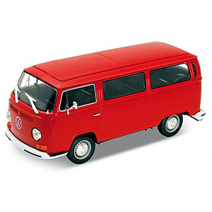 VW Bus T2 1972 (Red) (Diecast Car)