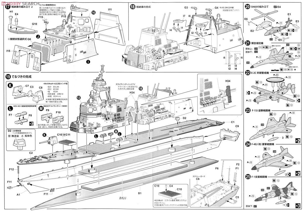 JMSDF Defense Destroyer Teruzuki (DD-116) (Plastic model) 設計図5