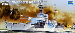 イギリス海軍 モニター艦 HMS ロバーツ(F40) (プラモデル)