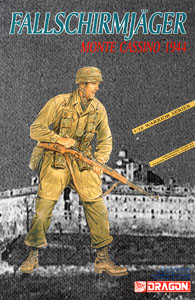 WW.II ドイツ軍降下猟兵 モンテカッシーノの戦い1944年 (プラモデル)