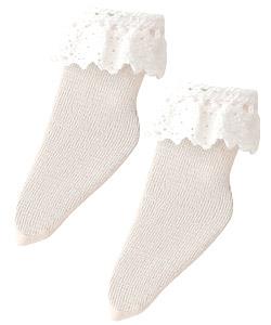 Picco D Lace Frill Socks (Beige) (Fashion Doll)