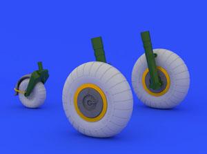 Ju 88 Wheels Early (For Dragon) (Plastic model)