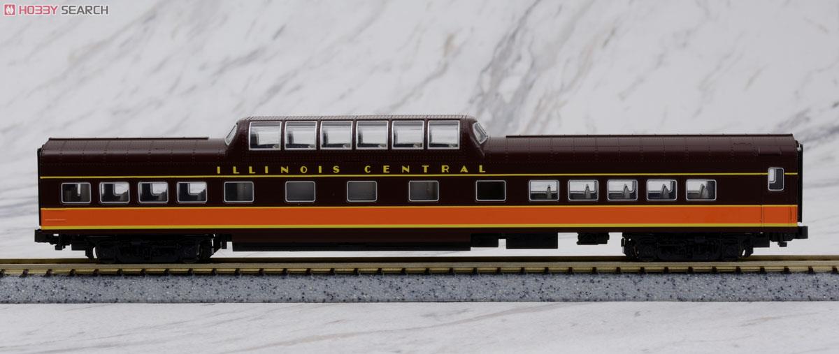 Smoothside Passenger Car Illinois Central Railroad (イリノイ・セントラル鉄道 スムースサイド客車) (茶/オレンジ) (増結・4両セット) 画像一覧