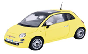 Fiat 500 (Yellow) (ミニカー)