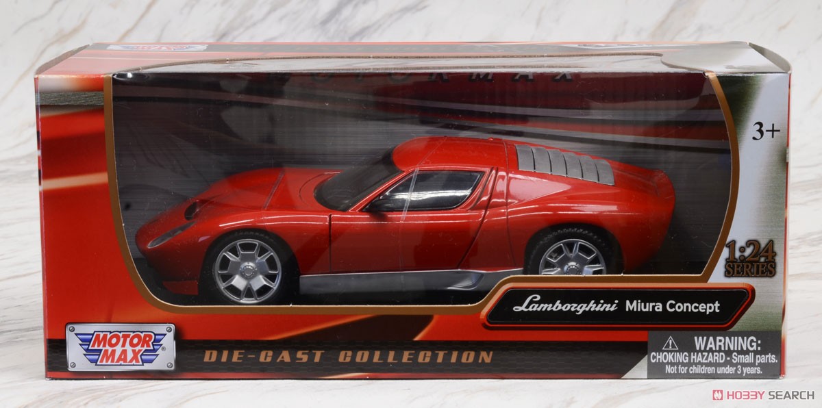 Lamborghini Miura Concept (Red) (Diecast Car) Package1