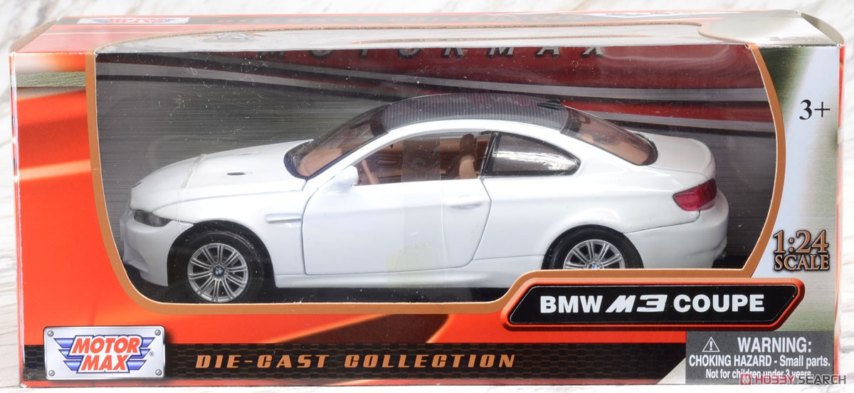 2008 BMW M3 Coupe (White) (Diecast Car) Package1