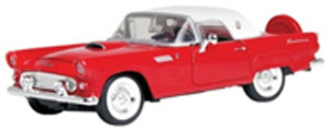 1956 Ford Thunderbird (White/Red) (ミニカー)