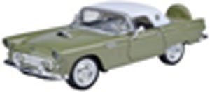 1956 Ford Thunderbird (White/Green) (Diecast Car)