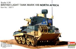 British Light Tank Mark VI B North Africa (Plastic model)