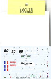 McLaren F1-GTR `Jacadi` #50 Le Mans 1995用デカール