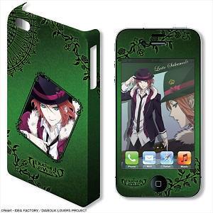 デザジャケット DIABOLIK LOVERS iPhone 4/4S ケース＆保護シート デザイン03 逆巻ライト (キャラクターグッズ)