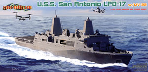 USS San Antonio LPD-17 w/MV-22B (Plastic model)