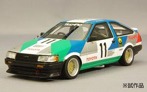 トヨタ カローラ レビン 1985 全日本ツーリングカー選手権 第1戦 SUGO 優勝 TRAMPIOレビン (ミニカー)