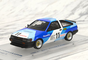 トヨタ カローラ レビン 1986 全日本ツーリングカー選手権 第2戦 SUGO 優勝 TRAMPIOレビン (ミニカー)