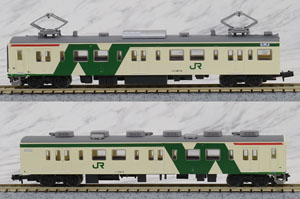 The Railway Collection J.R. Series 107-0 Nikko Line Old Color (2-Car Set) (Model Train)