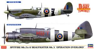 スピットファイア Mk.9c＆ボーファイター Mk.10 「オーバーロード作戦」 (2機セット) (プラモデル)