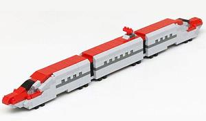 nanoGauge Train Collection Shinkansen Series E6 Komachi (Block Toy)