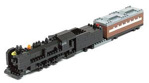nanoGauge Train Collection Steam Locomotive (Tender Type) (Block Toy)