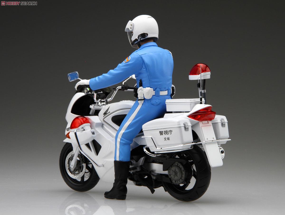Honda VFR800P 白バイ 白バイ隊員フィギュア付 (プラモデル) 商品画像3