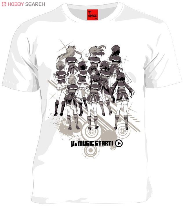 157th Love Live! Mu`s Music Start! T-shirt White S (Anime Toy) Item picture1