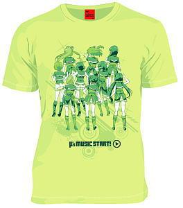 157th Love Live! Mu`s Music Start! (First-year Student) T-shirt Koizumi Hanayo ver. Lime Green M (Anime Toy)