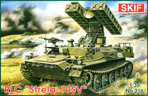 9K35 Strela-10SV Surface-to-Air Missile System w/Etching Parts (Plastic model)